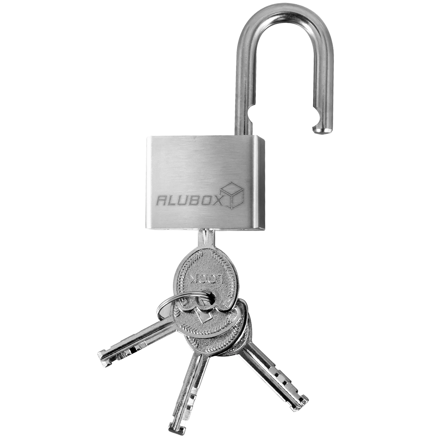 Vorhängeschloss 40mm Edelstahl 7mm Bügelstärke 4 Schlüssel
