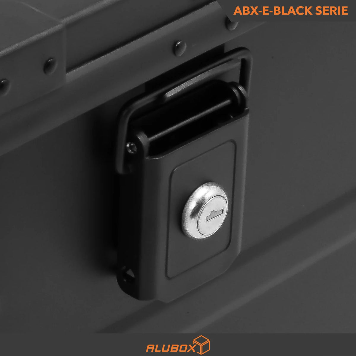 ALUBOX full Black Box - mit Deckel + Stapelecken