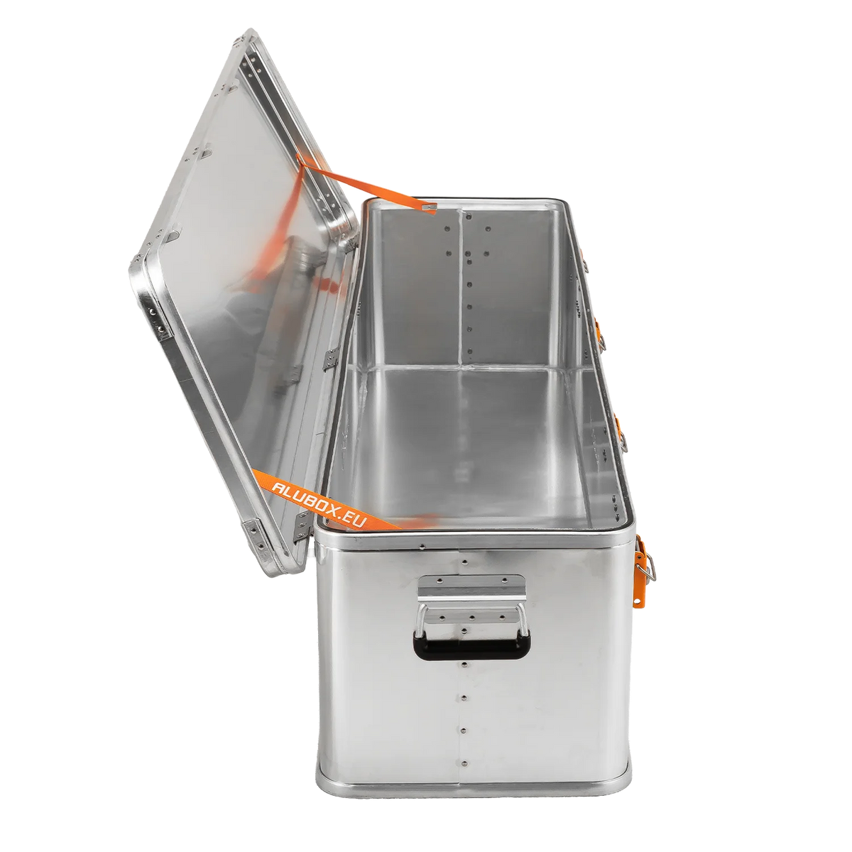 ALUBOX "Outdoor" – Wasserdichte Transportkiste (Dach- & Motorradbox) in Silber