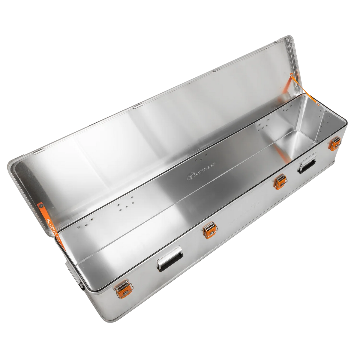 ALUBOX "Outdoor" – Wasserdichte Transportkiste (Dach- & Motorradbox) in Silber
