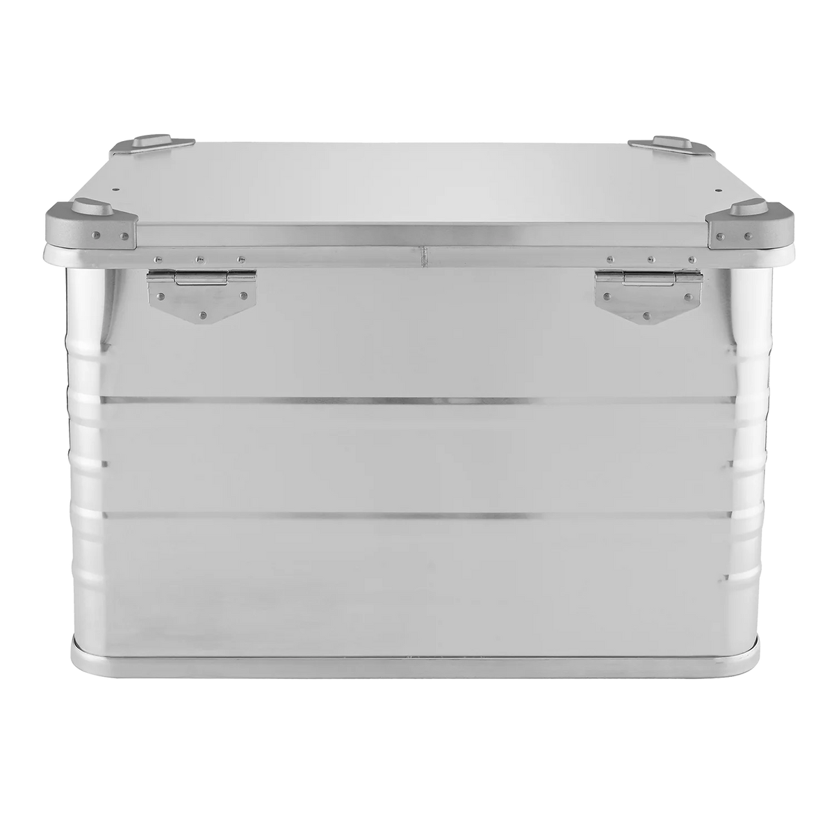 ALUBOX Alu Metallkiste - silber - abschliessbar mit Deckel