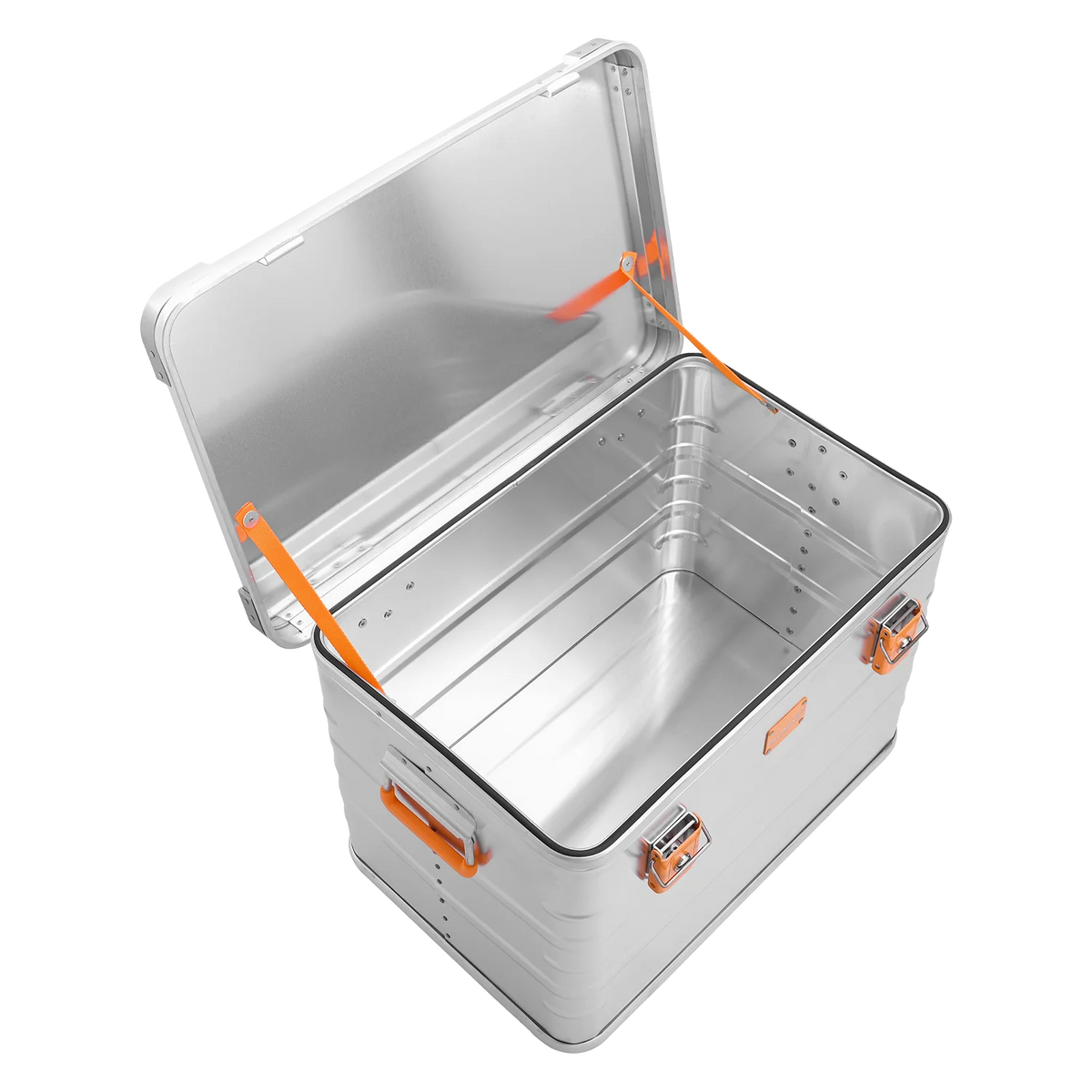 ALUBOX Alu Metallkiste - silber - abschliessbar mit Deckel