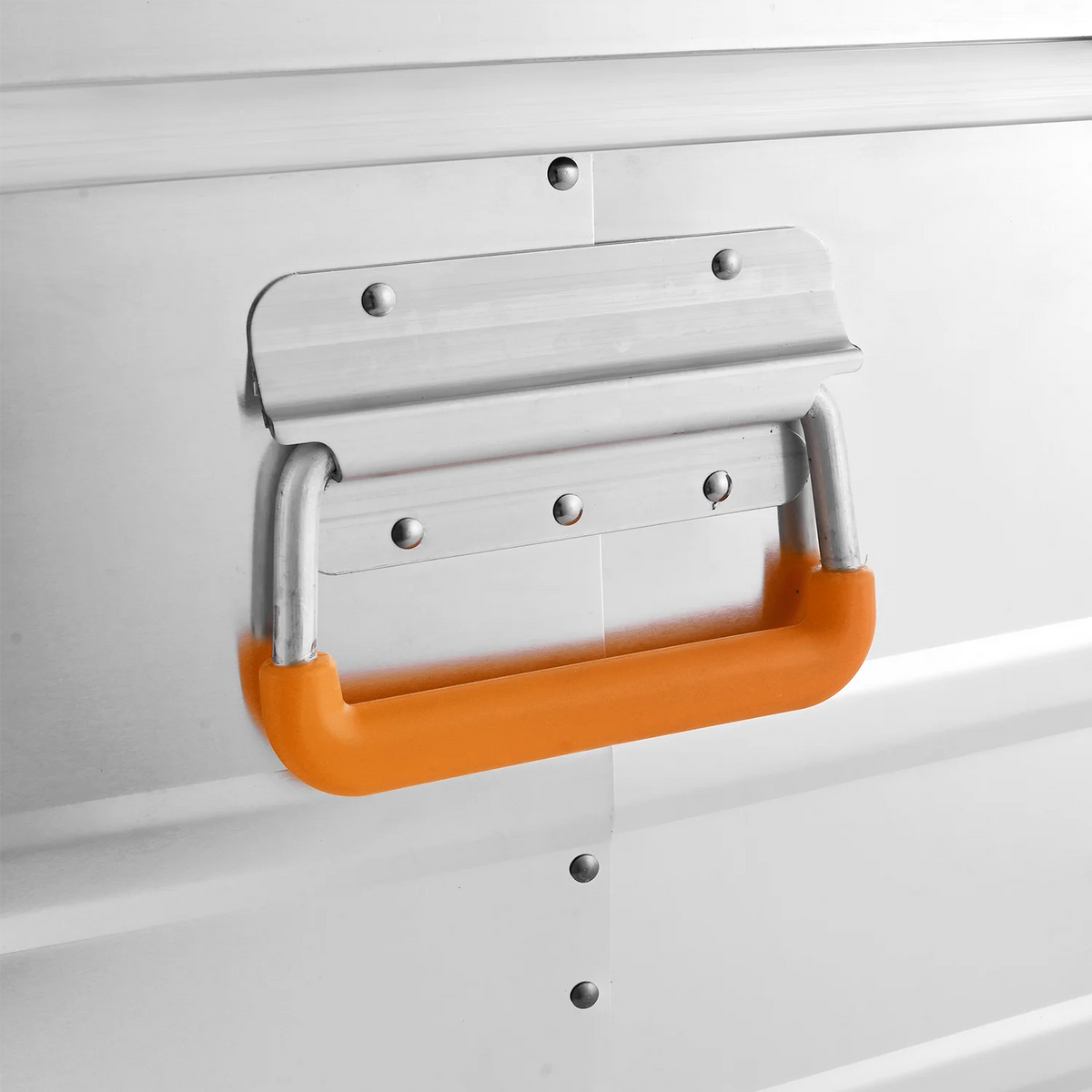 ALUBOX Alu Metallkiste - silber - abschliessbar mit Deckel