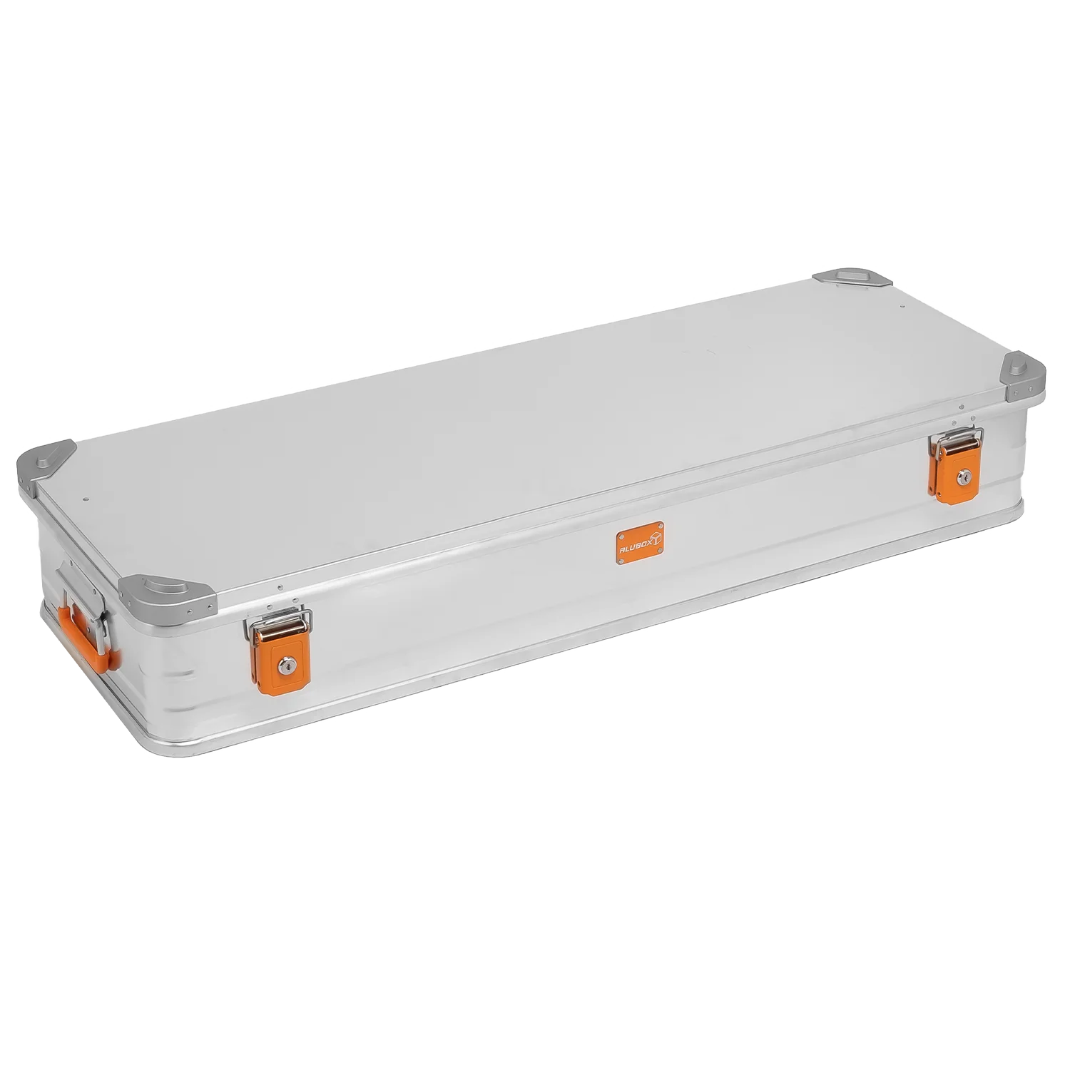 Alubox Premium Lagerbox 18-250 Liter - Stapelecken- silber Variante 73 L - 1170 x 425 x 200