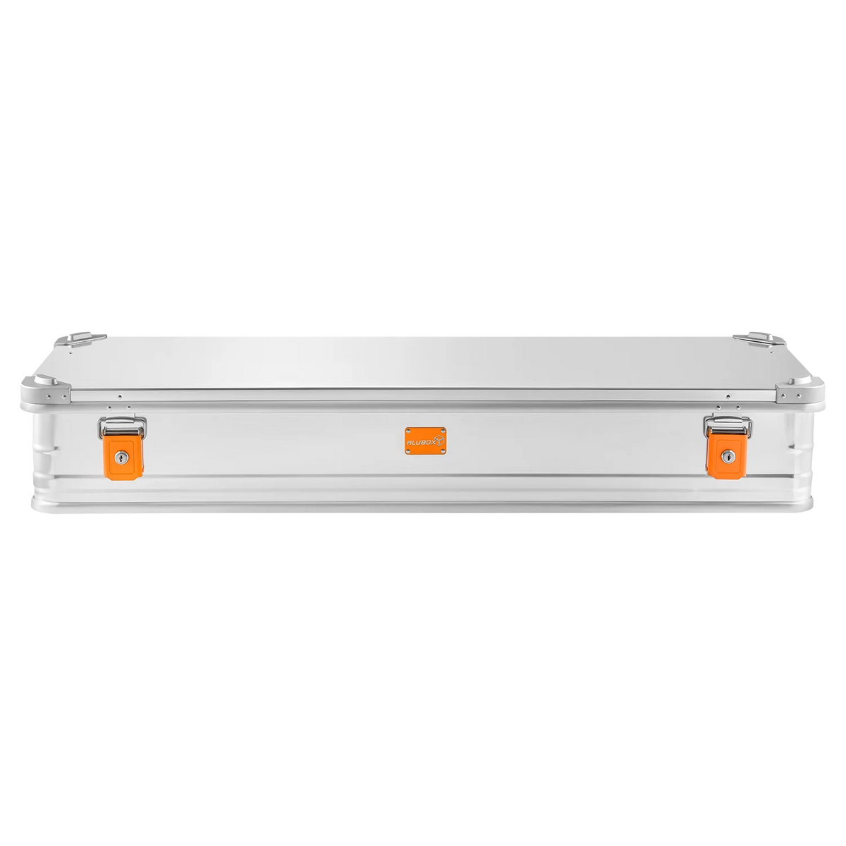 ALUBOX Alu Metallkiste - silber - abschliessbar mit Deckel