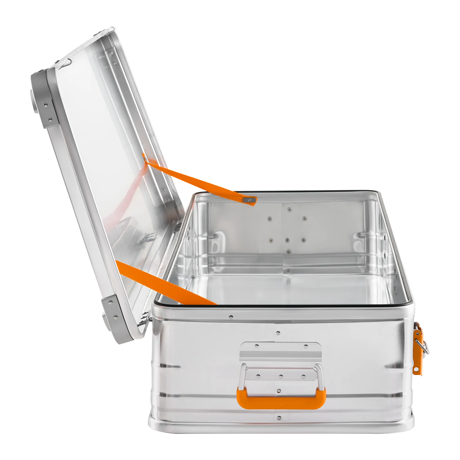 Alubox Premium Lagerbox 18-250 Liter - Stapelecken- silber Variante