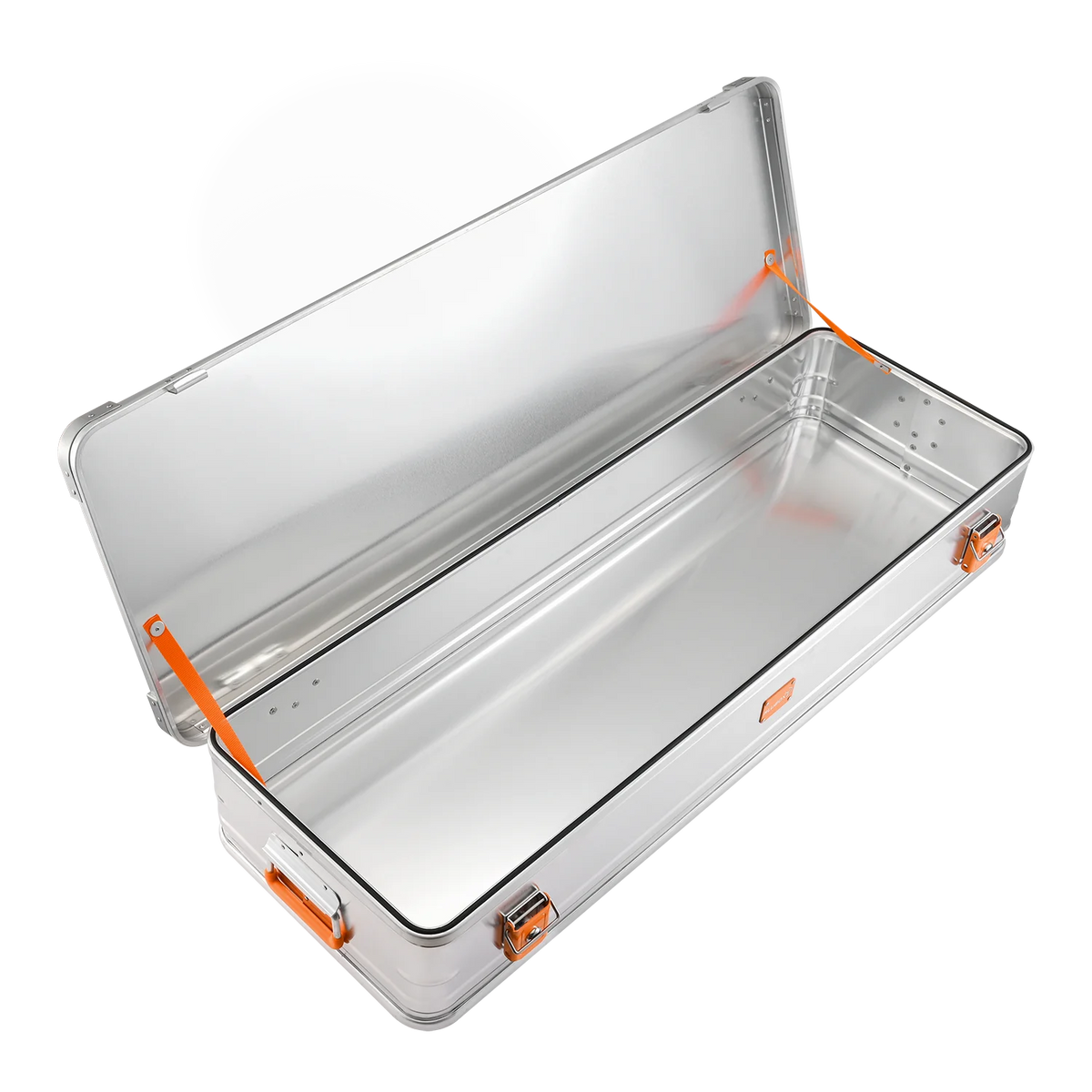 ALUBOX Alu Metallkiste - silber - abschliessbar mit Deckel