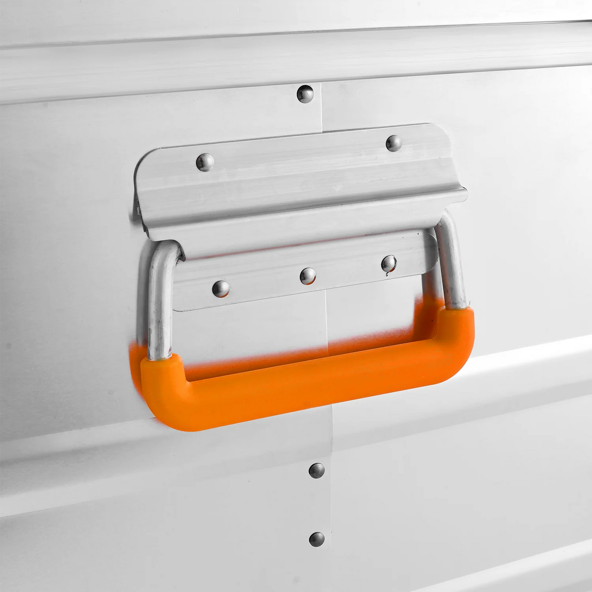 ALUBOX Alu Metallkiste - silber - abschliessbar mit Deckel