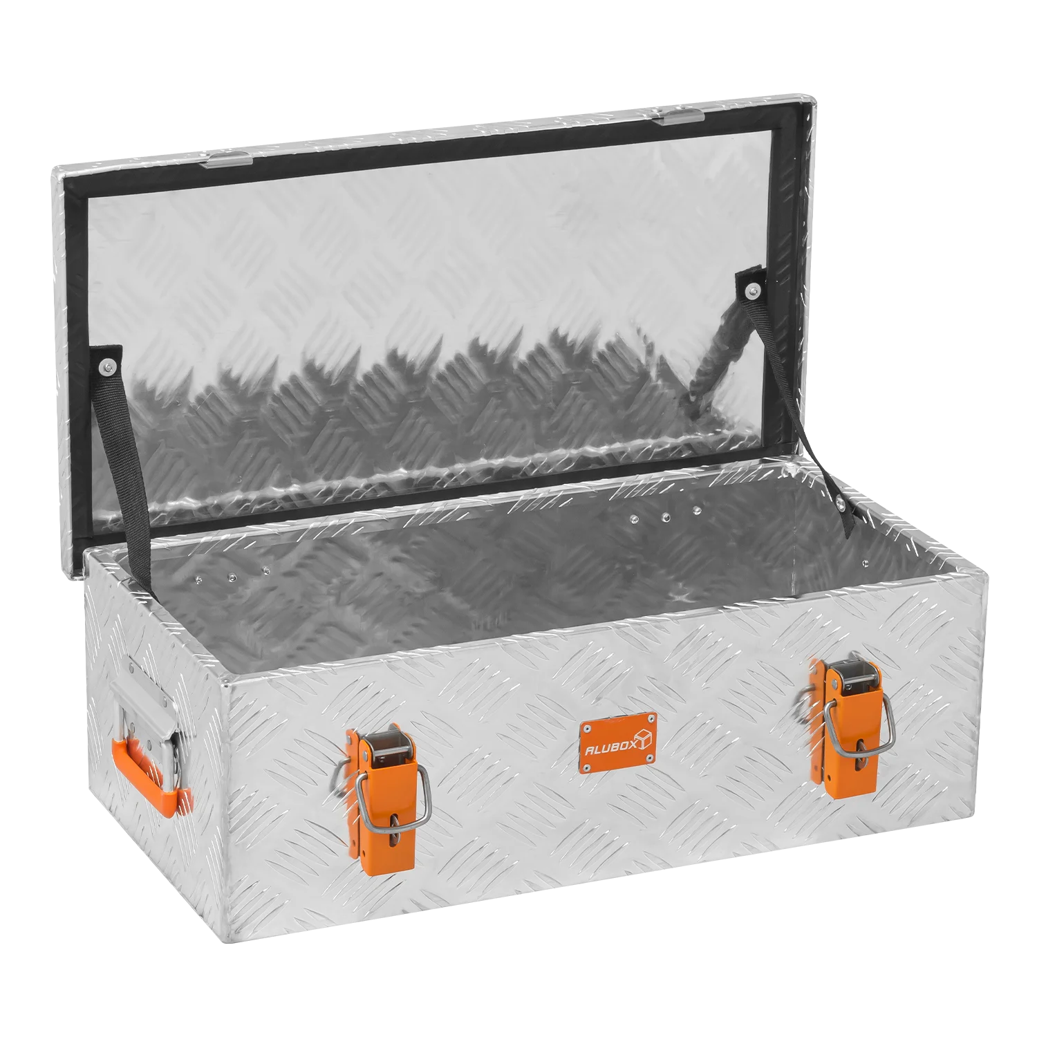 ALUBOX Riffelblech silber 1.5mm Stärke - Größenwahl