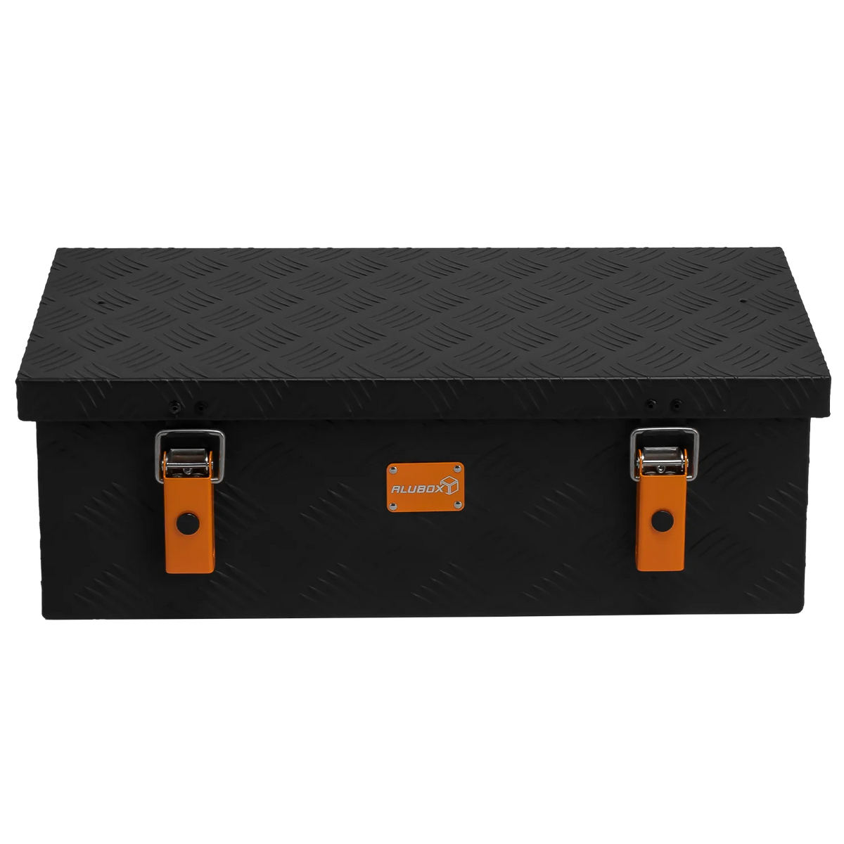 ALUBOX Transportbox 1,5 mm Riffelblech schwarz pulverbeschichtet