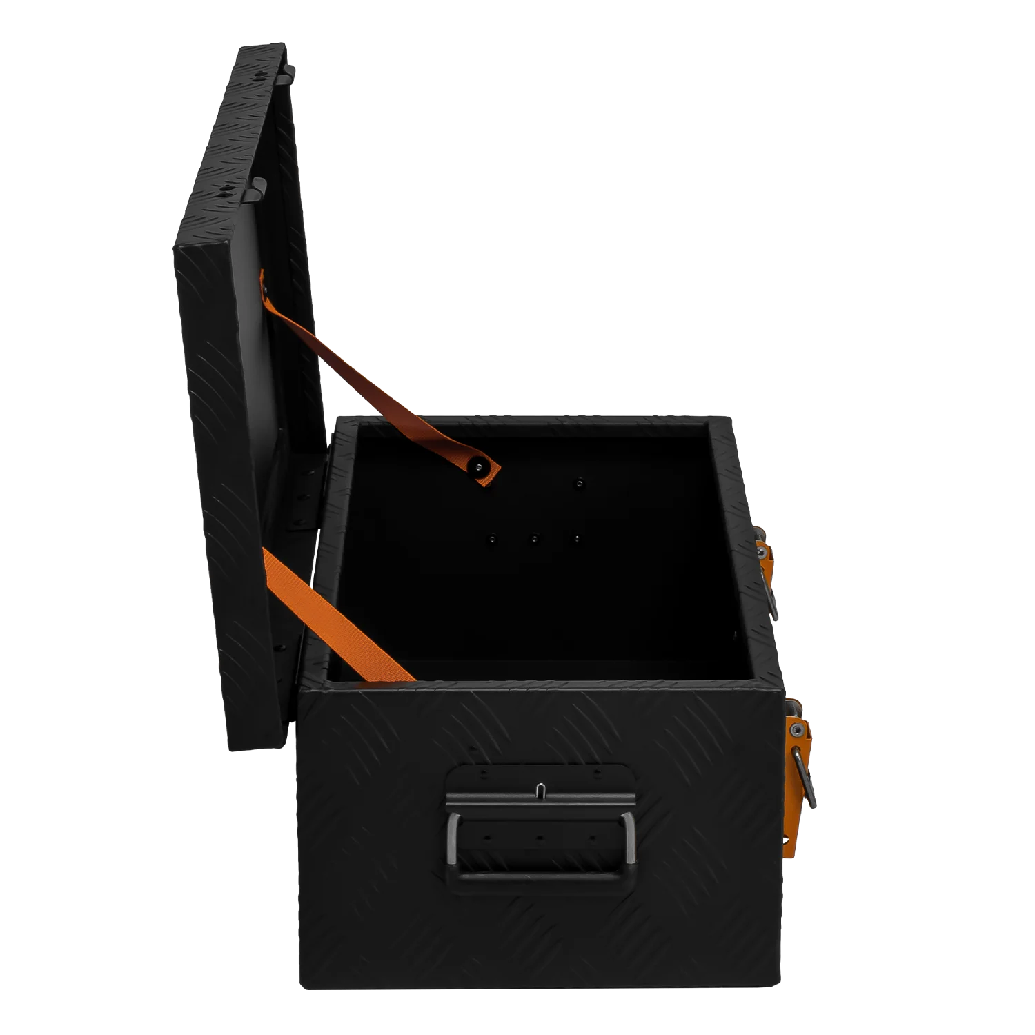 ALUBOX Riffelblech 1.5mm Stärke Schwarz - Größenwahl