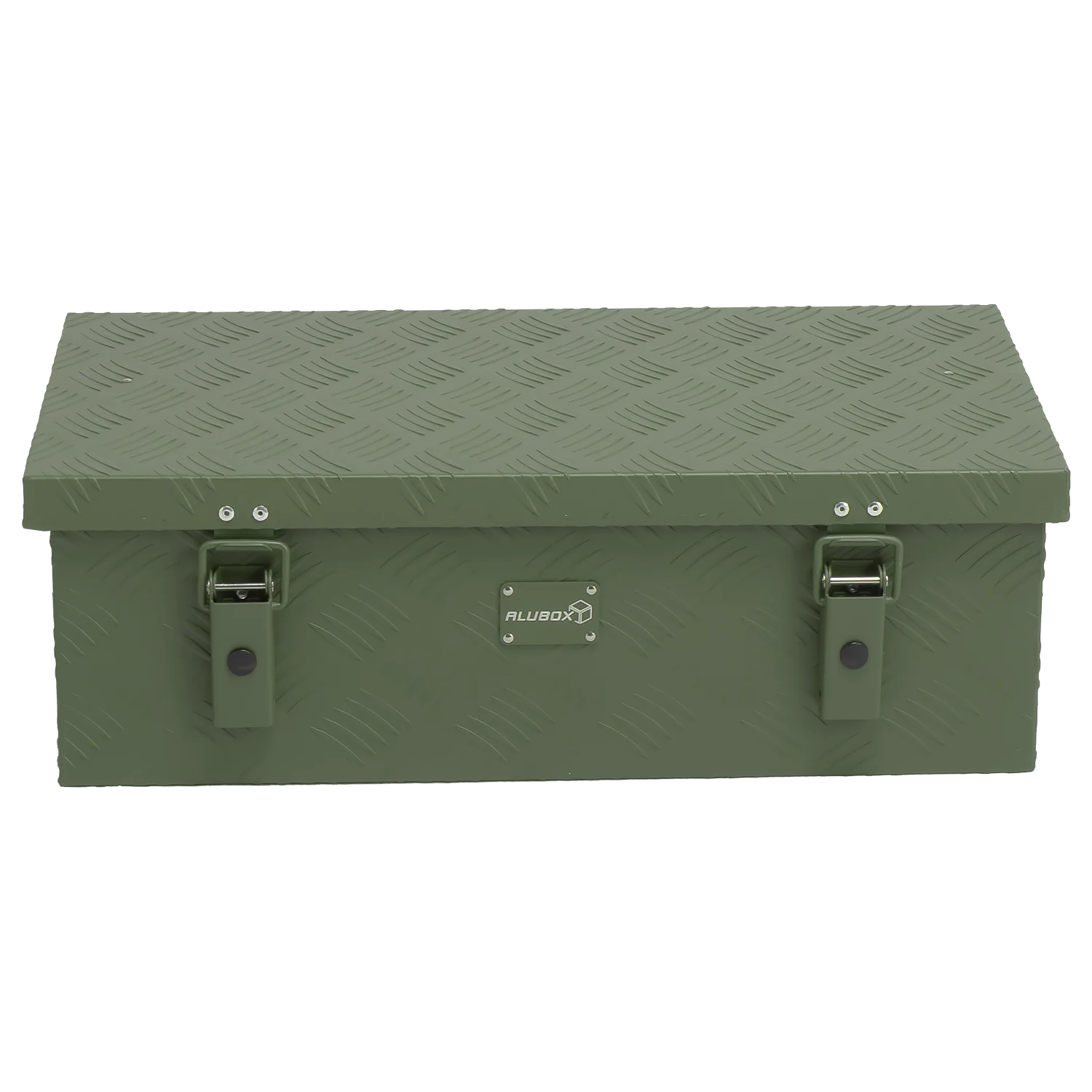 ALUBOX Riffelblech 1.5mm Stärke Olivgrün - Größenwahl