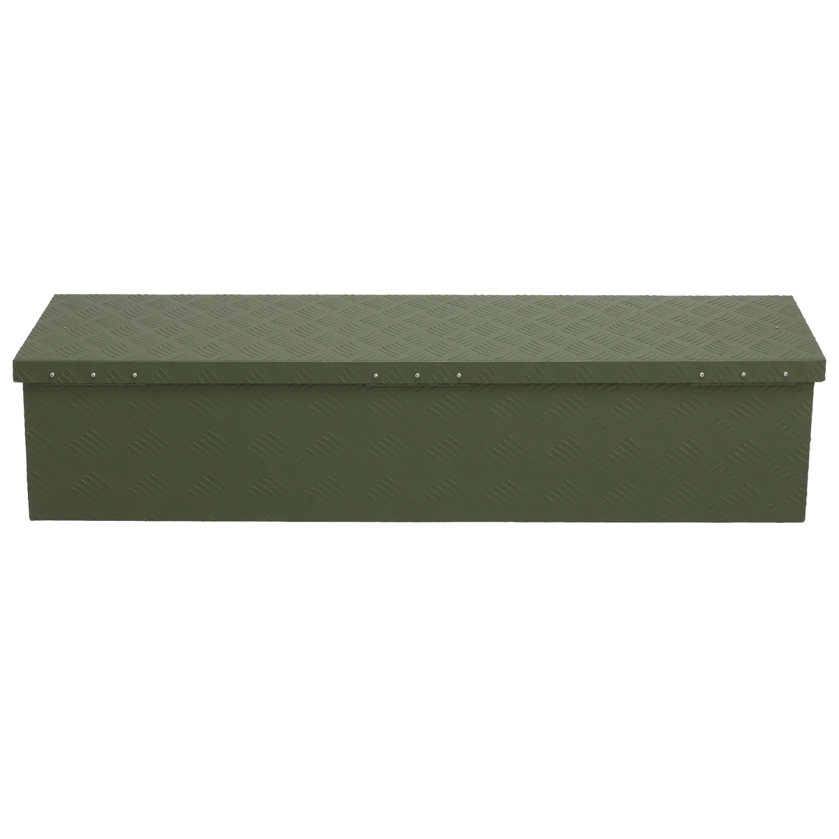 ALUBOX Transportbox 1,5 mm Riffelblech olivgrün pulverbeschichtet