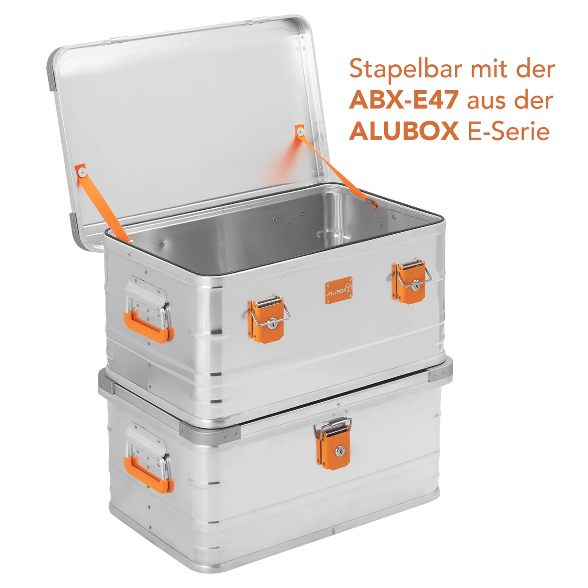 ALUBOX Campingbox + Schneidebretter + Einsatzfach