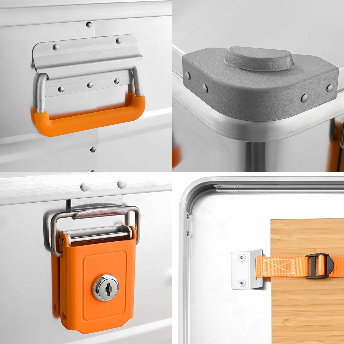 ALUBOX Campingbox + Schneidebretter + Einsatzfach
