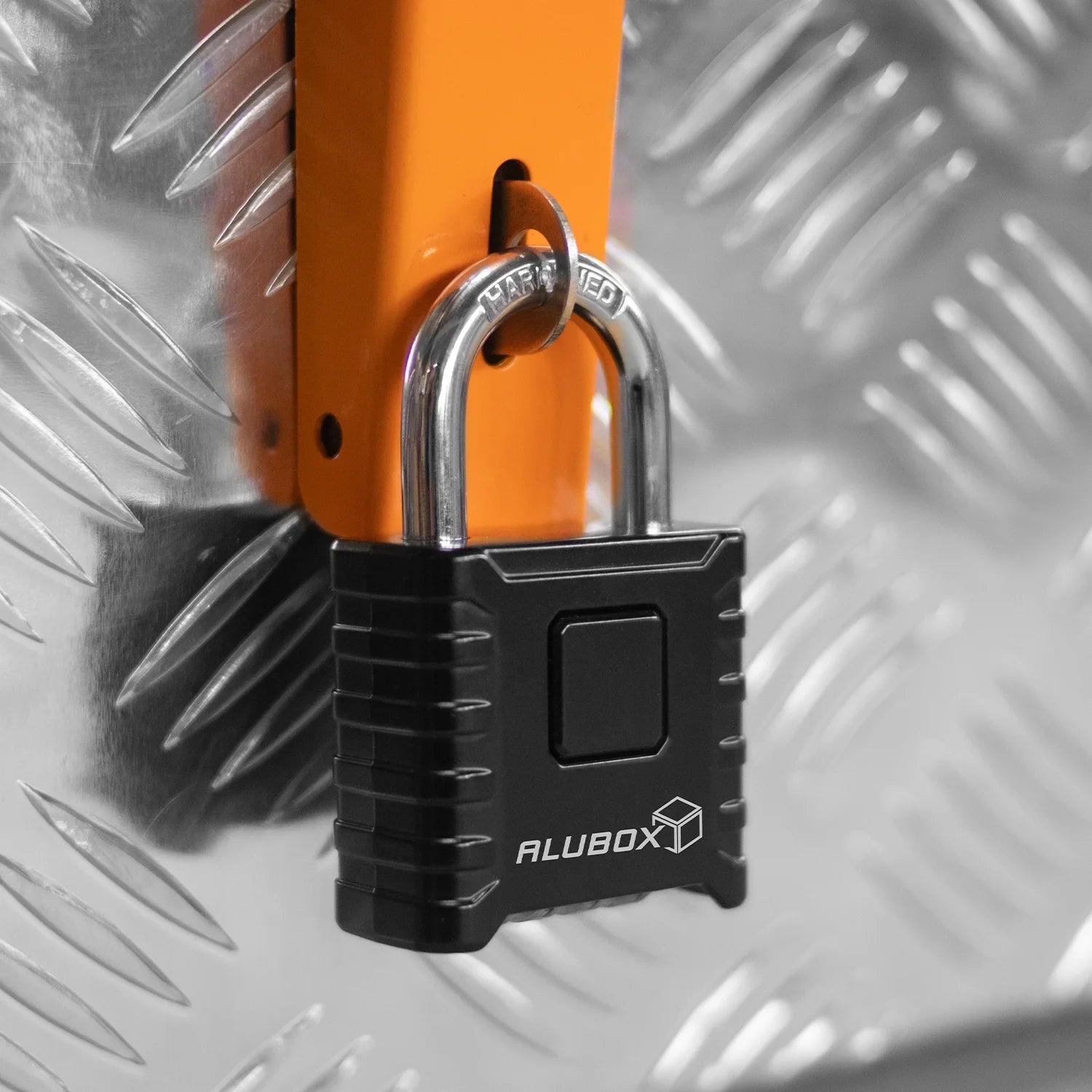 ALUBOX Vorhängeschloss Zahlenschloss 4 stellig Bügelstärke 8mm