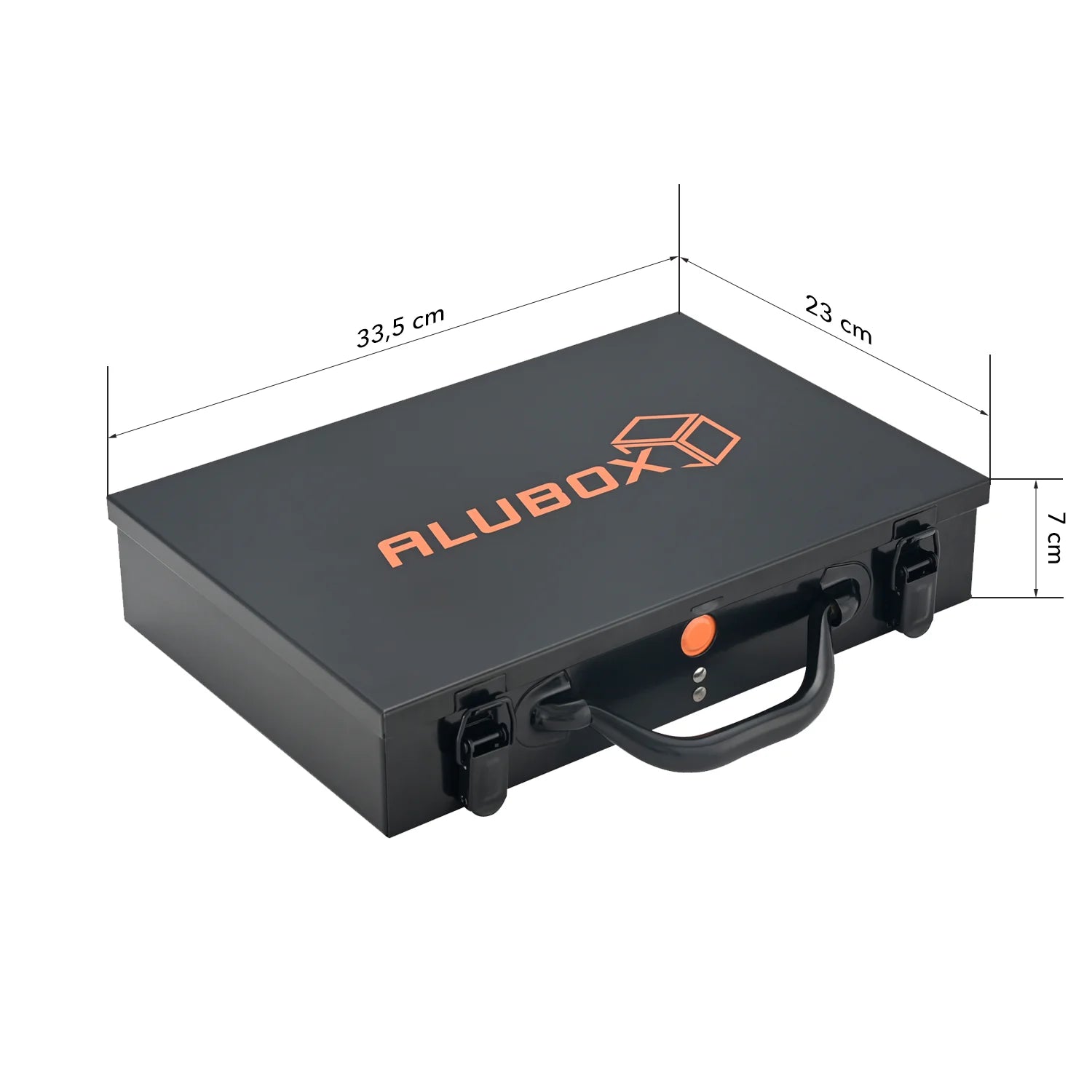 ALUBOX Sortimentsbox schwarz Größenwahl