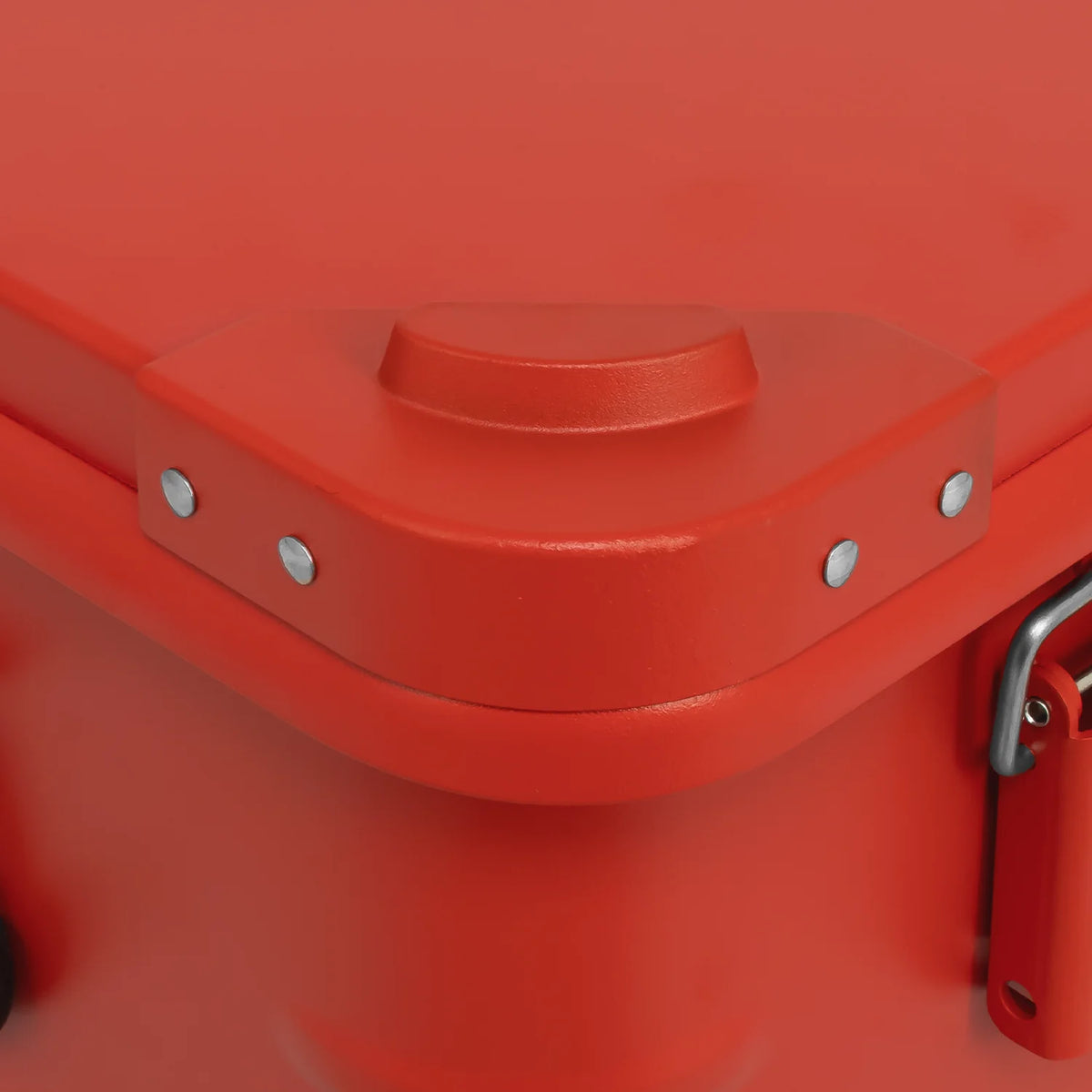 ALUBOX pulverbeschichtete Alukiste stapelbar - Rot