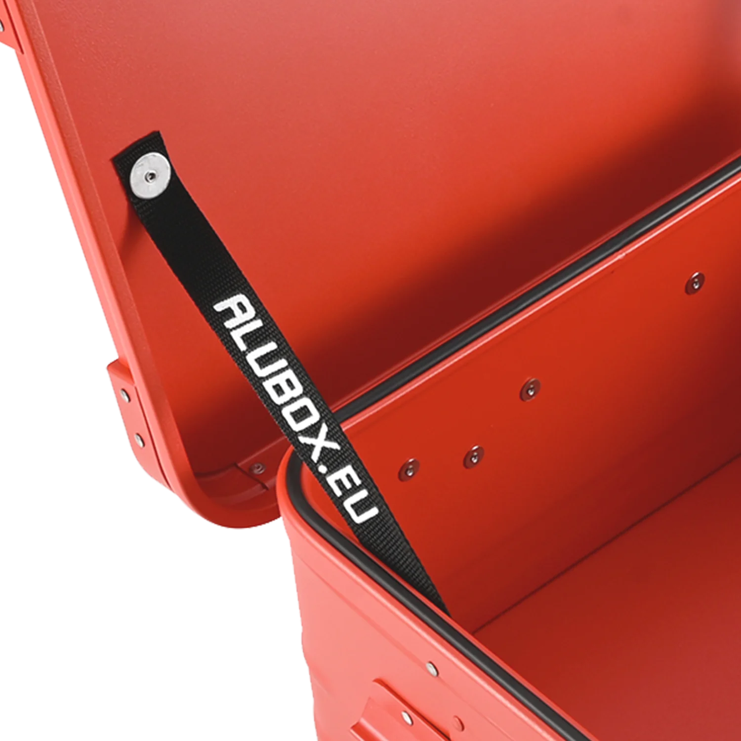 ALUBOX Alukiste Premium Lagerbox 18 - 78 L mit Druckguss Stapelecken rot