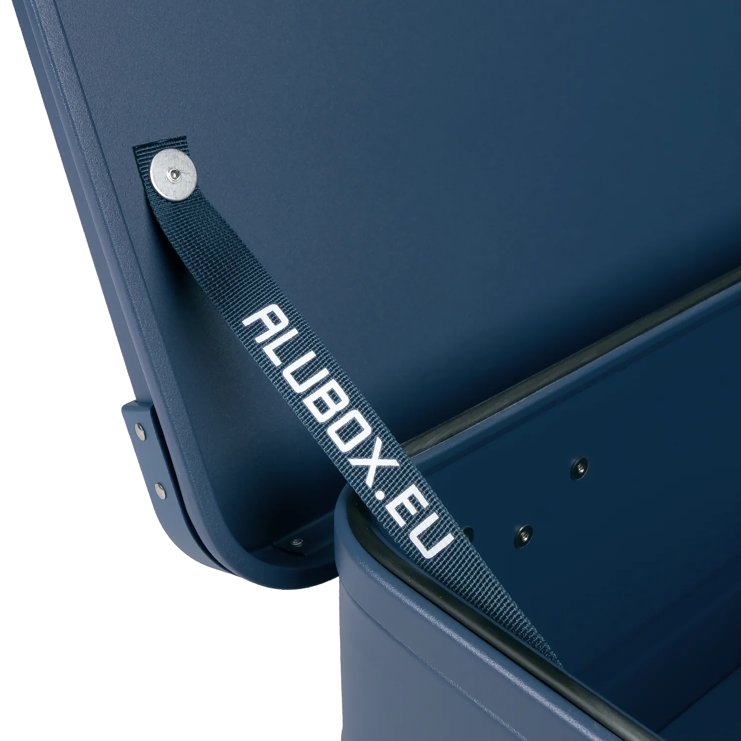 ALUBOX Alukiste Premium Lagerbox 18 - 159 L mit Druckguss Stapelecken blau