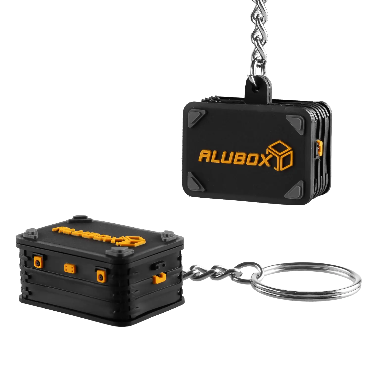 Alubox Schlüsselanhänger schwarz