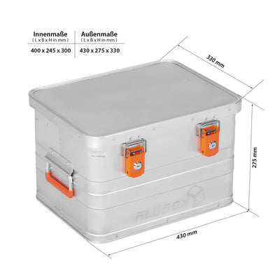ALUBOX Alukiste Economy B-Serie 29 bis 184 Liter