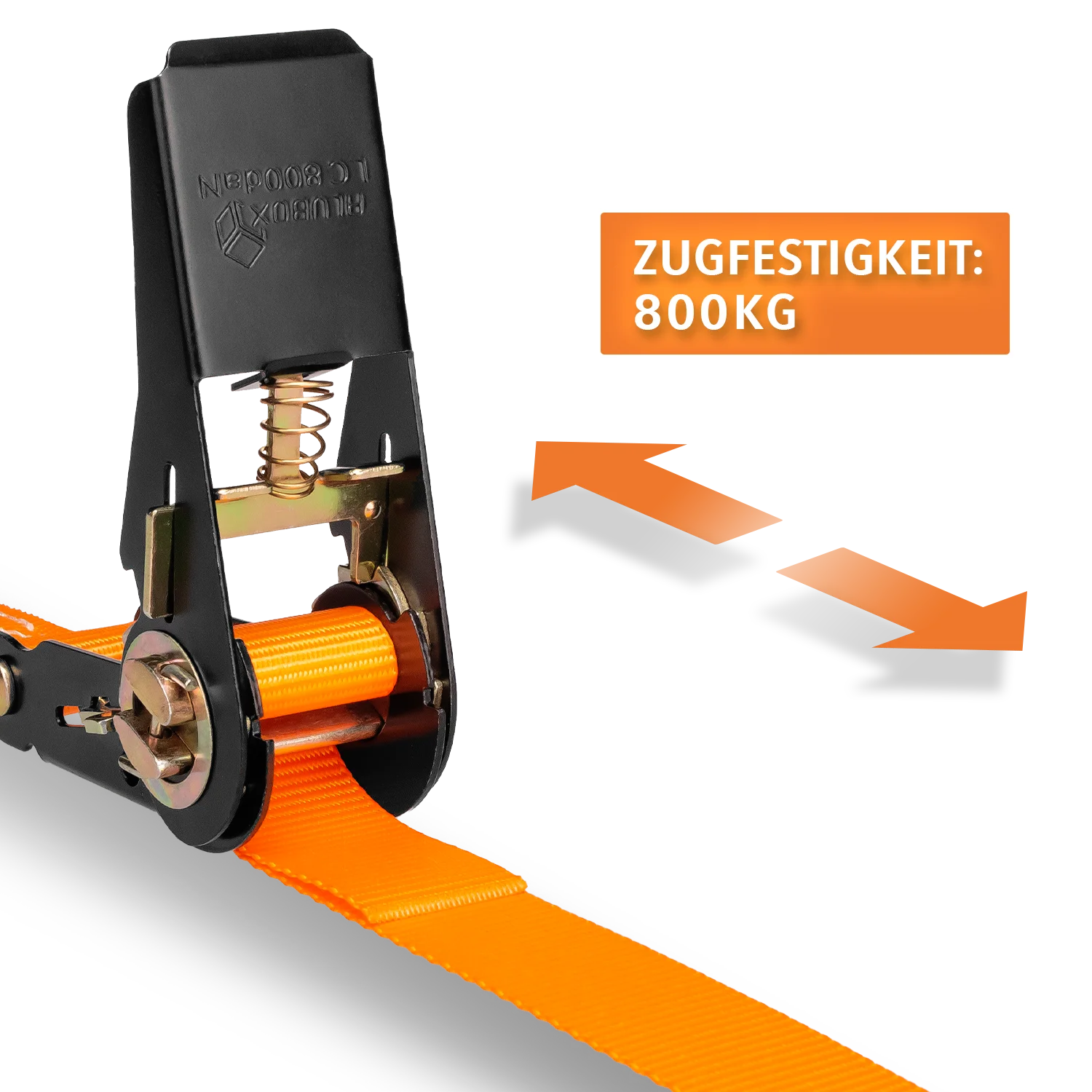 ALUBOX Spanngurt 4 Stück 25mm breit Größenwahl