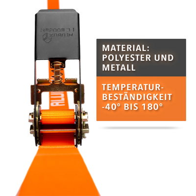 ALUBOX Spanngurt 4 Stück 25mm breit Größenwahl