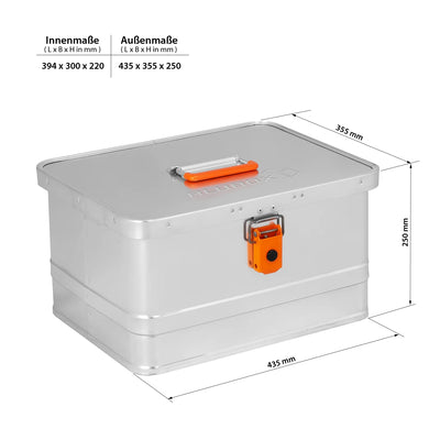 ALUBOX A Serie Easy Alukiste 29 - 90 Liter