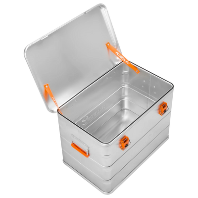 ALUBOX - Original ALU Metallkiste Lagerung mit Deckel