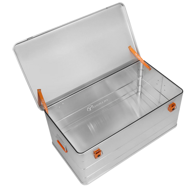 ALUBOX - Original ALU Metallkiste Lagerung mit Deckel