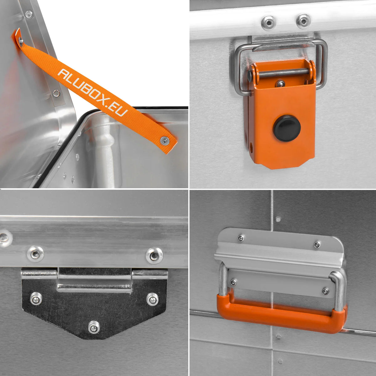 ALUBOX - Original ALU Metallkiste Lagerung mit Deckel