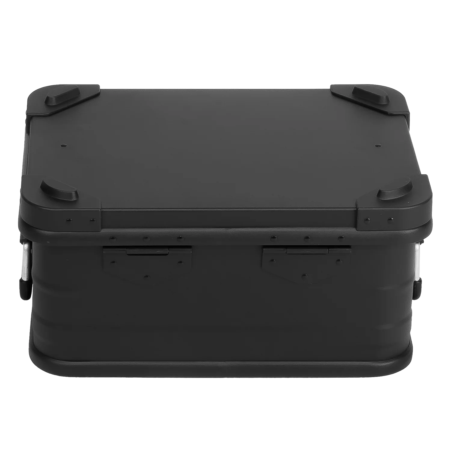 ALUBOX Alukiste mit Stapelecken E18 - E159 Liter - schwarz orange