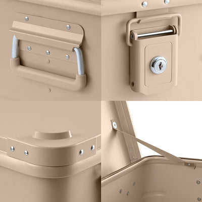 ALUBOX Premium 18 - 159 L Stapelecken Sand Beige