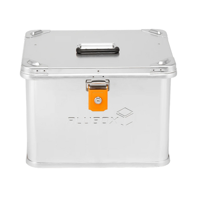 ALUBOX Outdoor Transportkiste wasserdicht blank silber