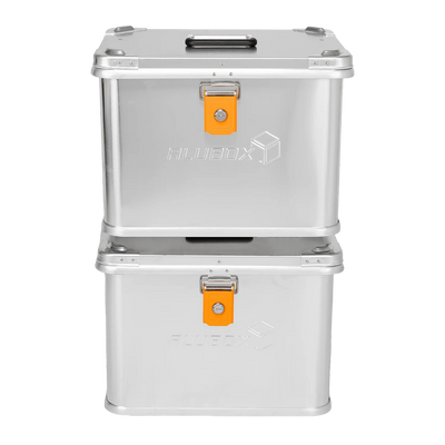 ALUBOX Outdoor Transportkiste wasserdicht blank silber