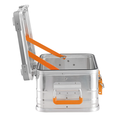 Alubox Premium Lagerbox 18-250 Liter - Stapelecken- silber Variante