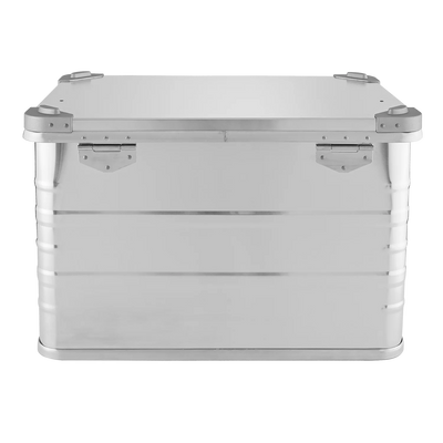 Alubox Premium Lagerbox 18-250 Liter - Stapelecken- silber Variante