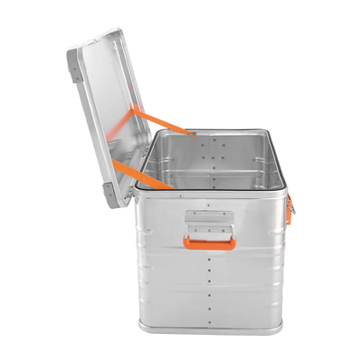 Alubox Premium Lagerbox 18-250 Liter - Stapelecken- silber Variante