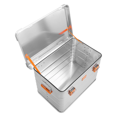 Alubox Premium Lagerbox 18-250 Liter - Stapelecken- silber Variante