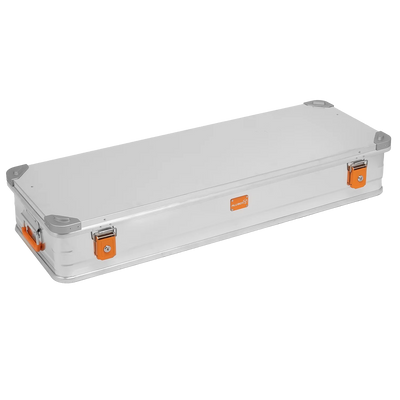 Alubox Premium Lagerbox 18-250 Liter - Stapelecken- silber Variante 73 L - 1170 x 425 x 200