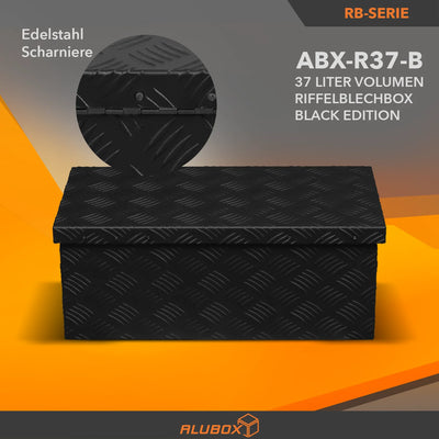ALUBOX Strong Riffelblech 37 Liter - 470 Liter schwarz Verfügbarkeit siehe Tabelle