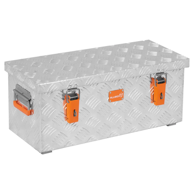 Aluminiumbox aus Riffelblech Transportkiste 37 Liter - 470 Liter 37 L - 625 x 305 x 265