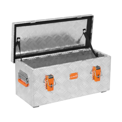 Aluminiumbox aus Riffelblech Transportkiste 37 Liter - 470 Liter