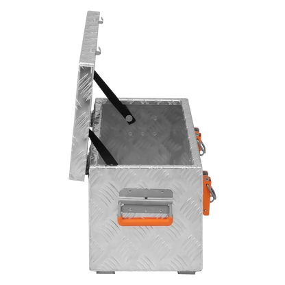 Aluminiumbox aus Riffelblech Transportkiste 37 Liter - 470 Liter