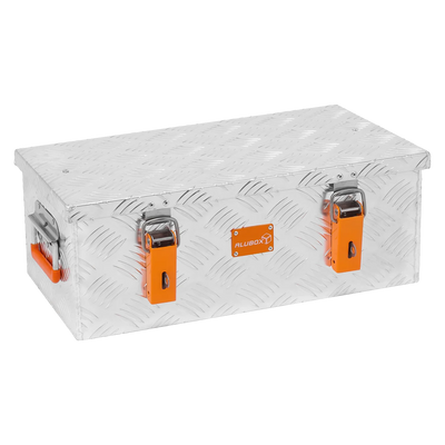 ALUBOX Riffelblech silber 1.5mm Stärke - Größenwahl 25L - 525 x 290 x 200