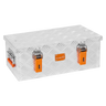 ALUBOX Riffelblech silber 1.5mm Stärke - Größenwahl: 25L - 525 x 290 x 200