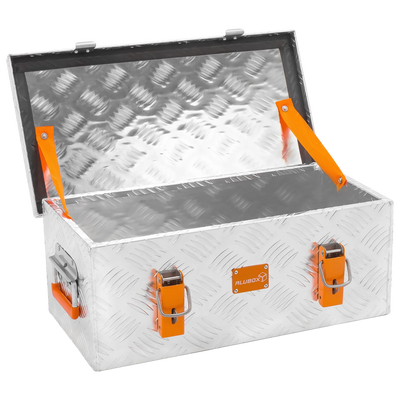 ALUBOX Riffelblech silber 1.5mm Stärke - Größenwahl
