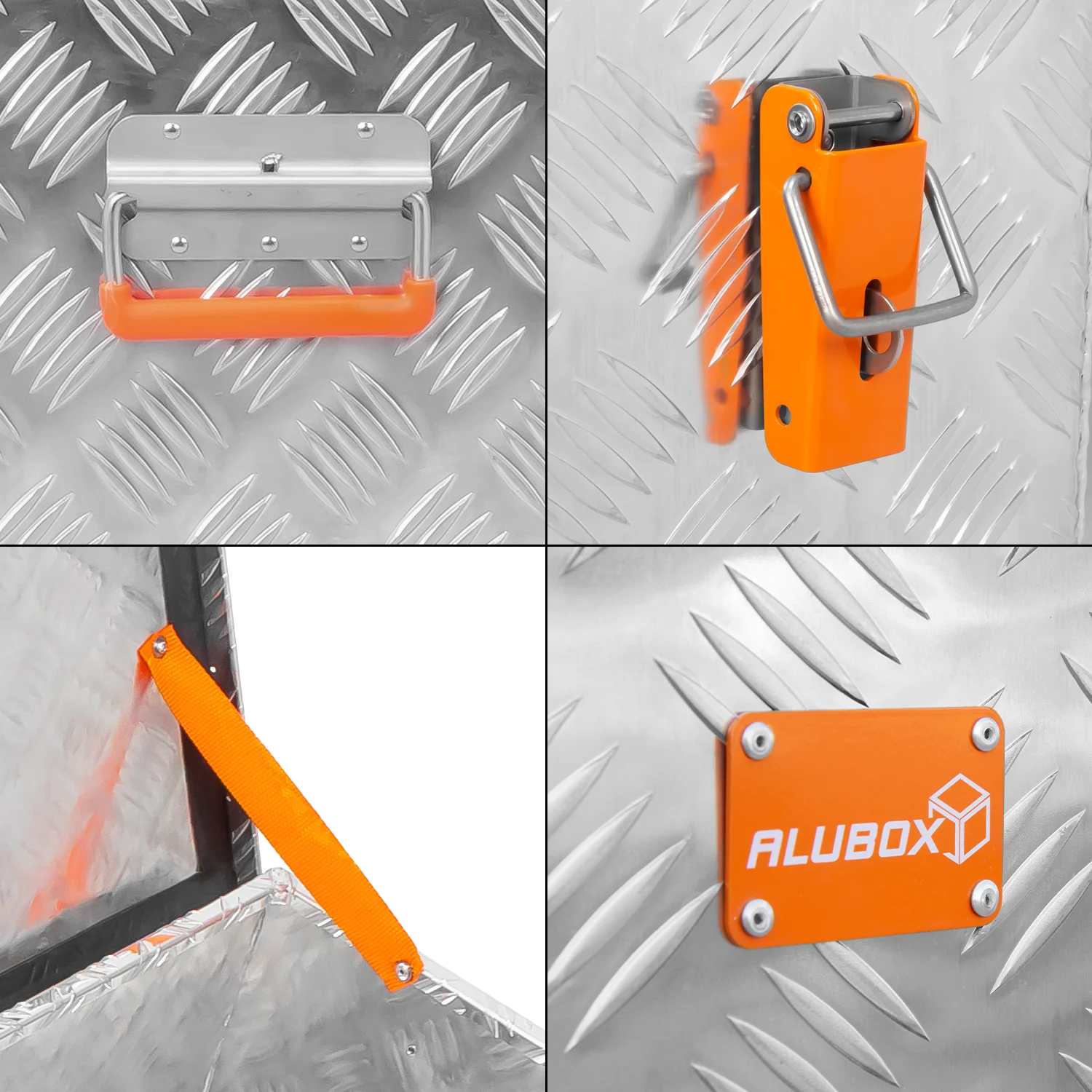 ALUBOX Riffelblech silber 1.5mm Stärke - Größenwahl