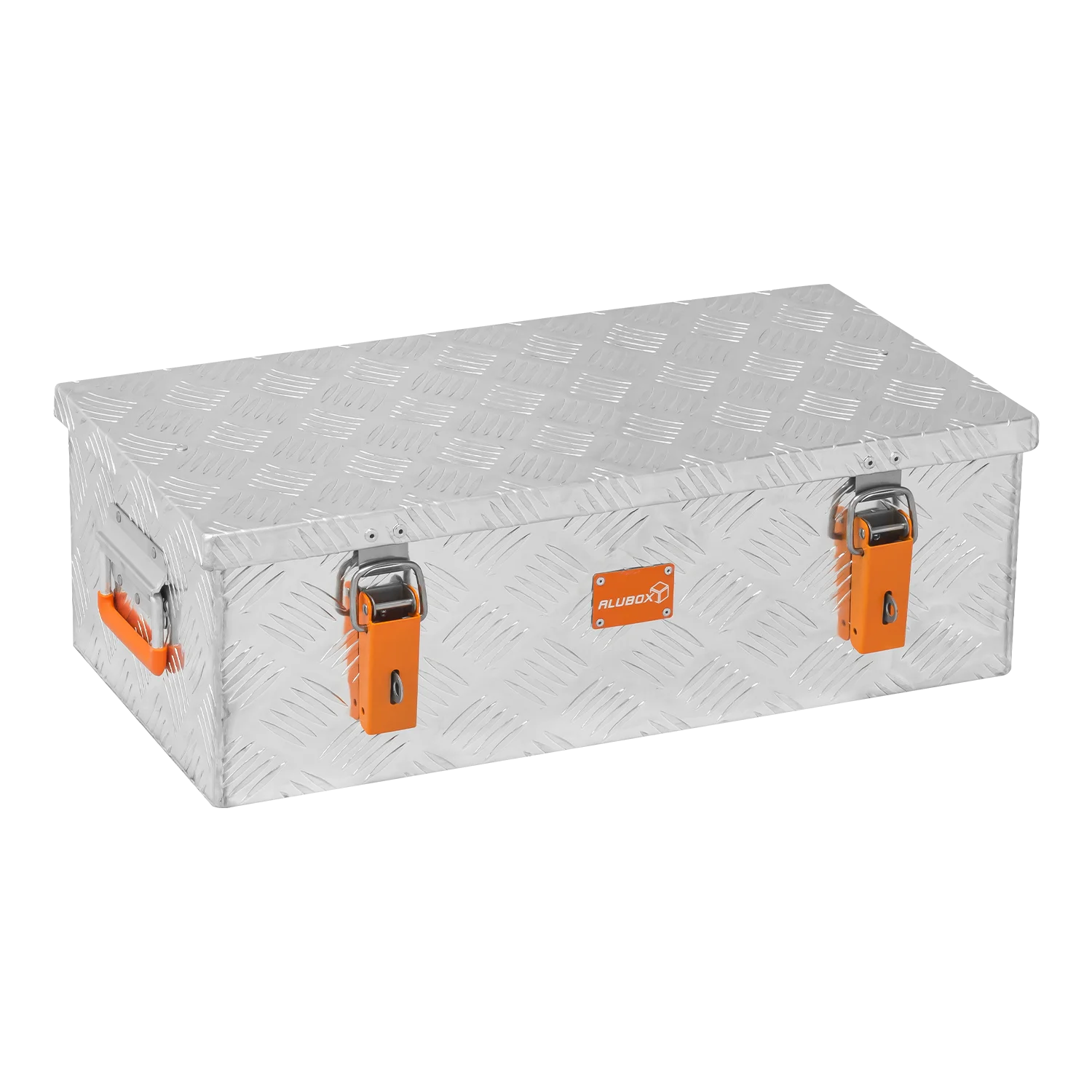 ALUBOX Riffelblech silber 1.5mm Stärke - Größenwahl 36L - 625 x 345 x 200